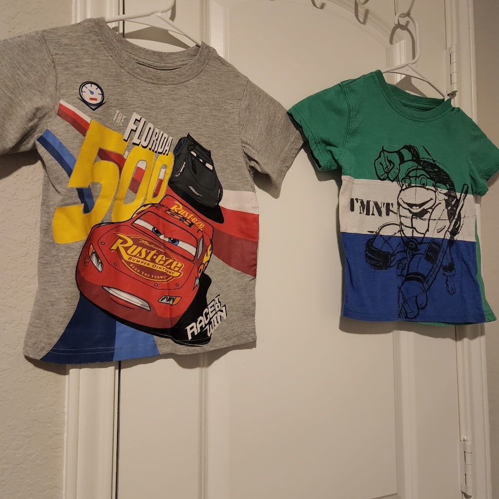 2 Boys tshirts. Size 4T.